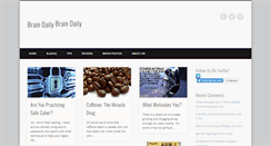 Desktop Screenshot of braindaily.com